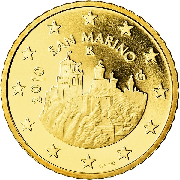San Marino 50 Euro cent (2010) KM#