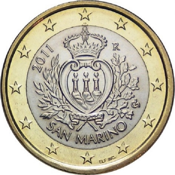 San Marino 1 Euro (2011) KM#