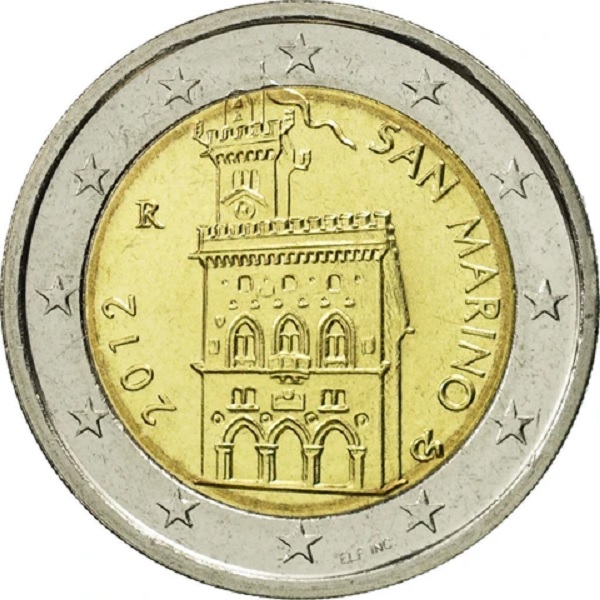 San Marino 2 Euro (2012) KM#