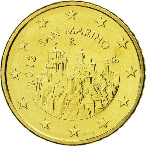 Сан-Марино 50 Евро цент (2012) KM#