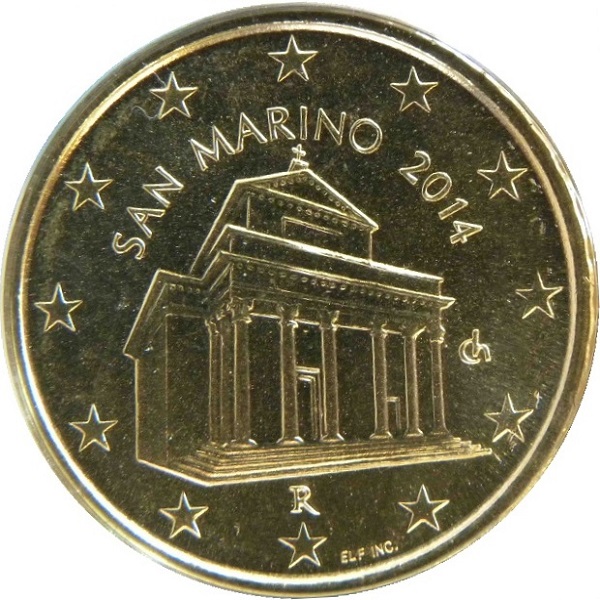 Сан-Марино 10 Евро цент (2014) KM#