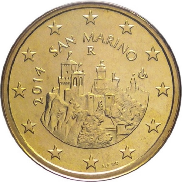 Сан-Марино 50 Евро цент (2014) KM#