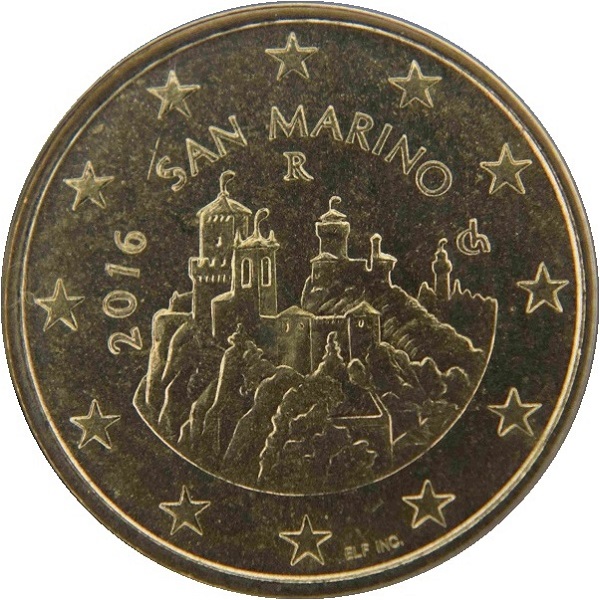 Сан-Марино 50 Евро цент (2016) KM#