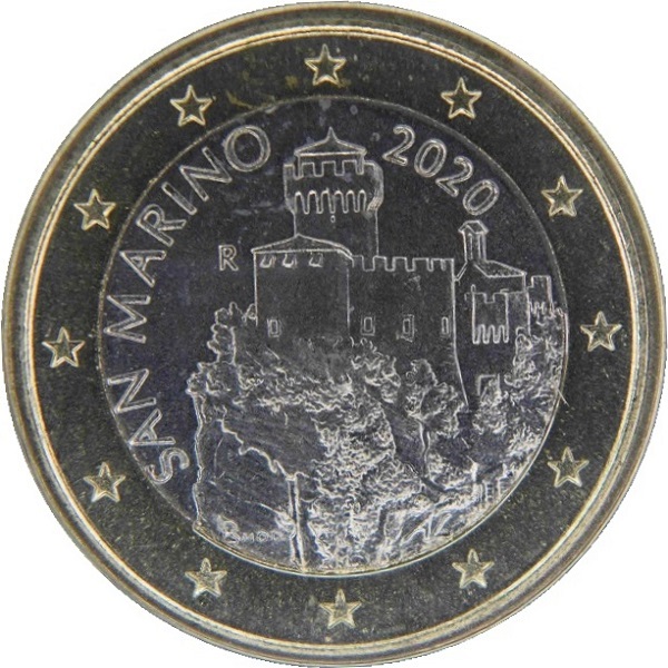 Сан-Марино 1 Евро (2020) KM#
