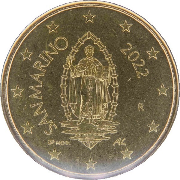 Сан-Марино 50 Евро цент (2022) KM#