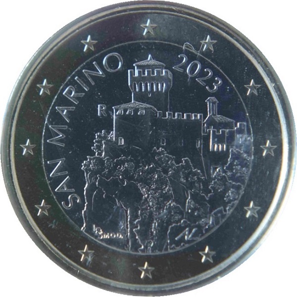 Сан-Марино 1 Евро (2023) KM#