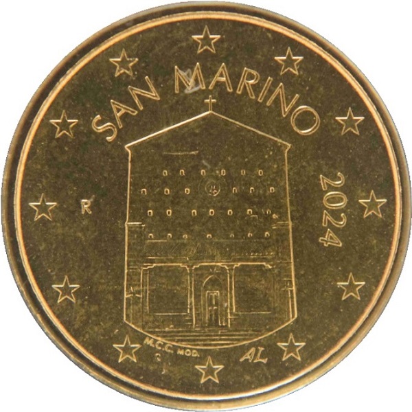 Сан-Марино 10 Евроцент (2024) KM#