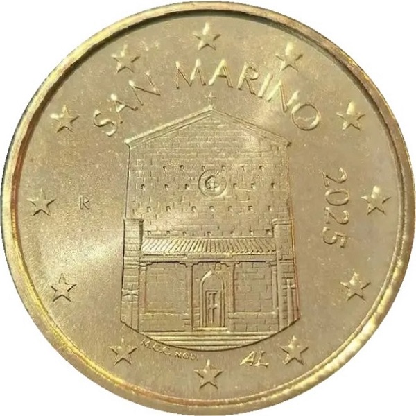 Сан-Марино 10 Евроцент (2025) KM#