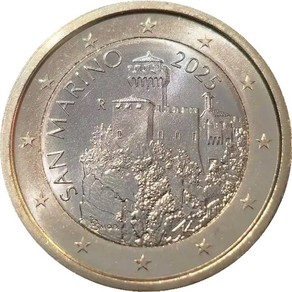 San Marino 1 Euro (2025) KM#