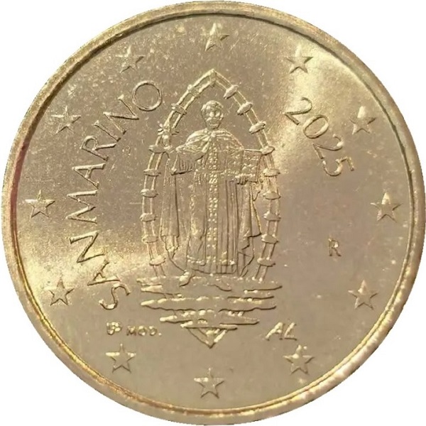 San Marino 50 Eurocent (2025) KM#