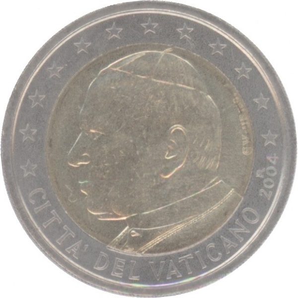 Ватикан 2 Евро (2004) KM#