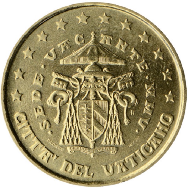 Ватикан 10 Евро цент (2005sv) KM#