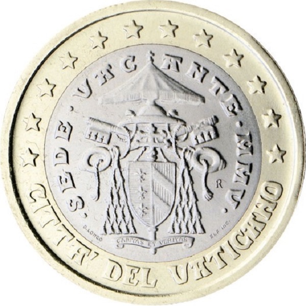 Ватикан 1 Евро (2005sv) KM#
