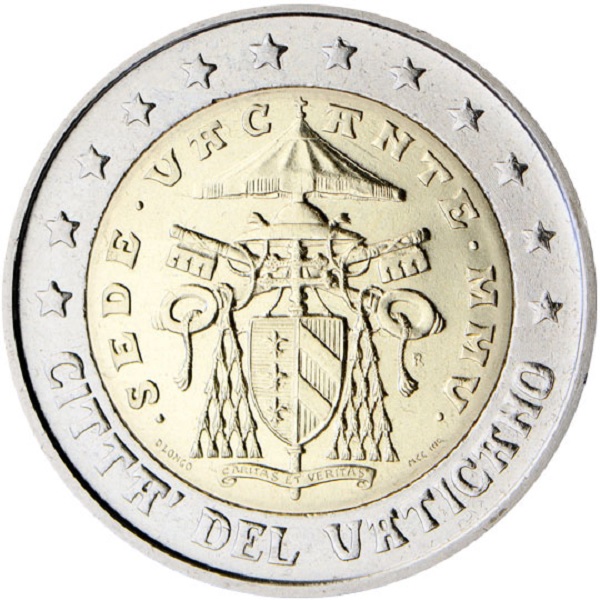 Ватикан 2 Евро (2005sv) KM#