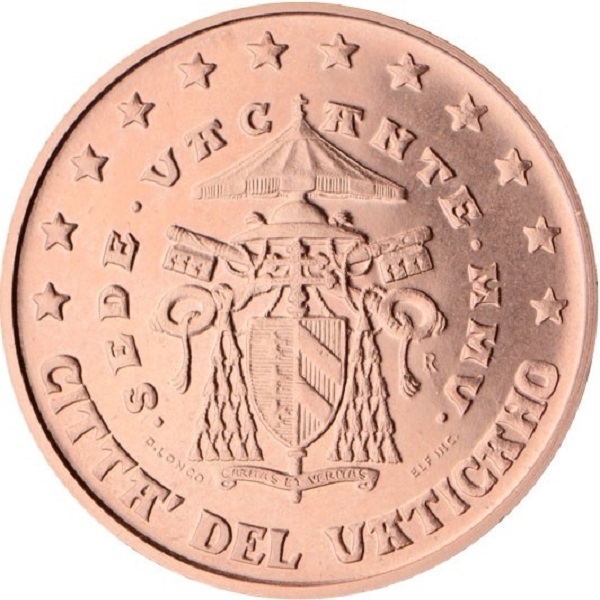 Ватикан 5 Евро цент (2005sv) KM#