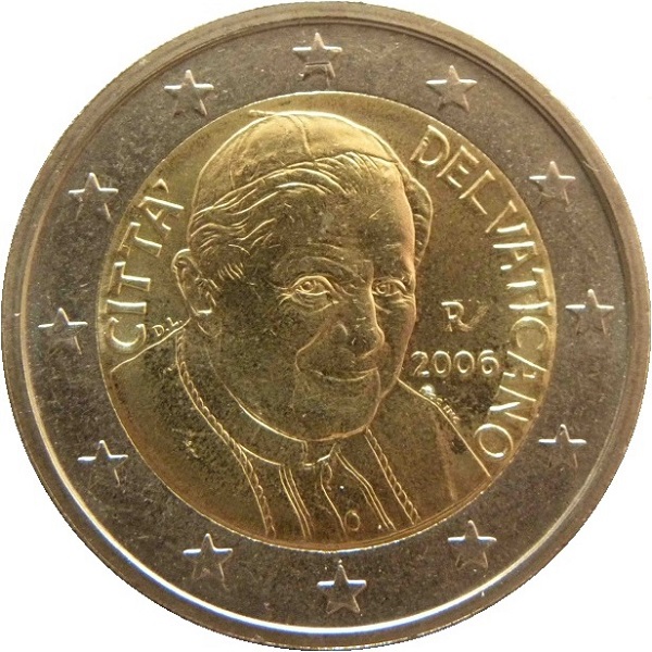 Ватикан 2 Евро (2006) KM#