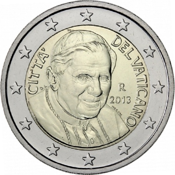 Ватикан 2 Евро (2013) KM#