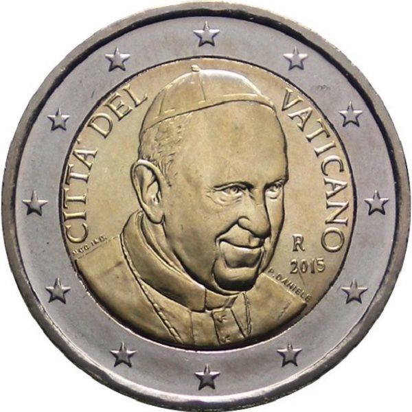 Ватикан 2 Евро (2015) KM#