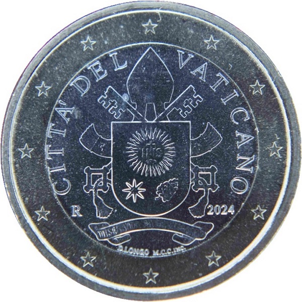 Ватикан 1 Евро (2024) KM#
