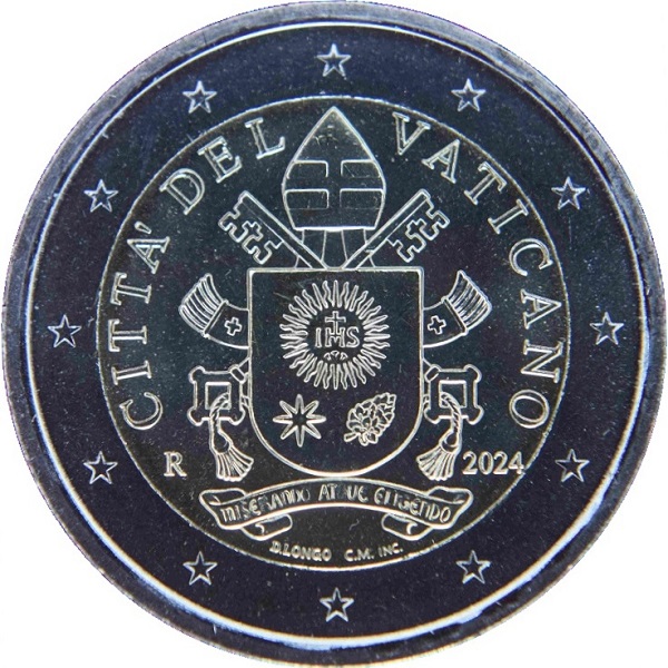 Ватикан 2 Евро (2024) KM#