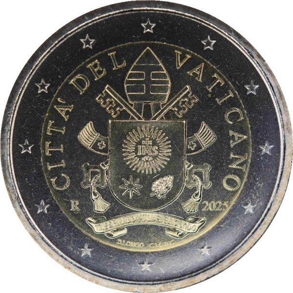Ватикан 2 Евро (2025) KM#