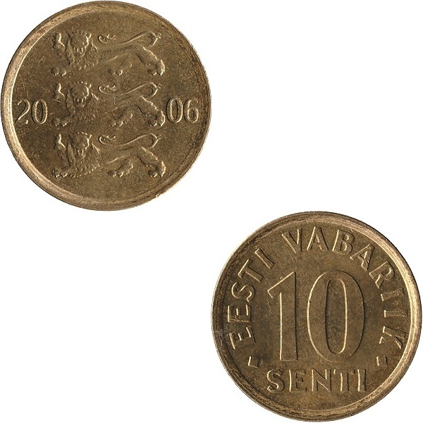 Эстония 10 Эстонских сент (2006) KM#