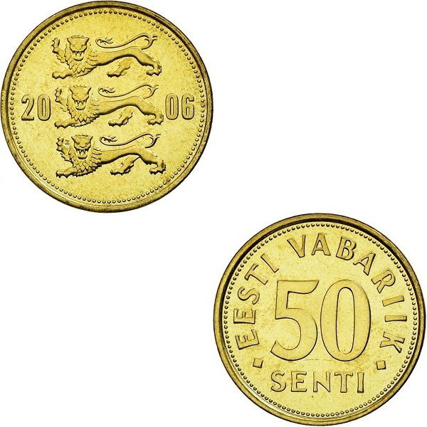 Эстония 50 Эстонских сент (2006) KM#