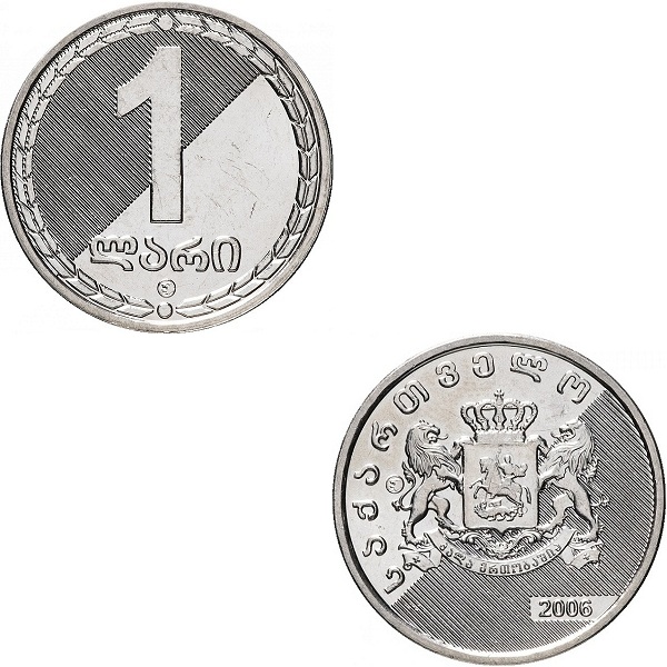 Грузия 1 Грузинский лари (2006) KM#