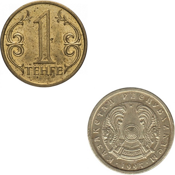Казахстан 1 Казахстанский тенге (1997) KM#