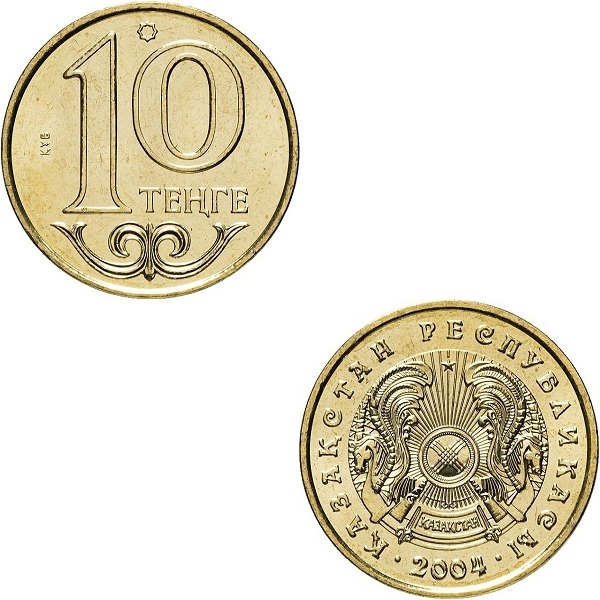 Kazakhstan 10 Kazakhstani tenge (2004) KM#