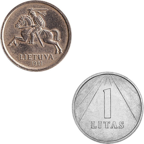 Литва 1 Литовский лит (1991) KM#