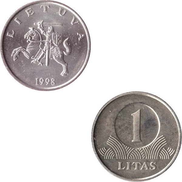 Литва 1 Литовский лит (1998) KM#