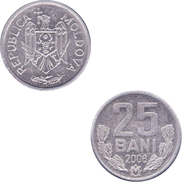 Moldova 25 Moldovan bani (2006) KM#