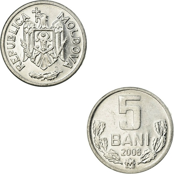 Moldova 5 Moldovan bani (2006) KM#