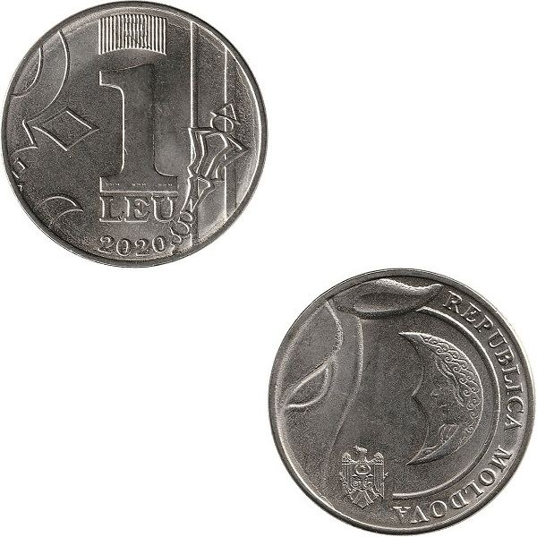 Молдова 1 Молдовский лей (2020) KM#