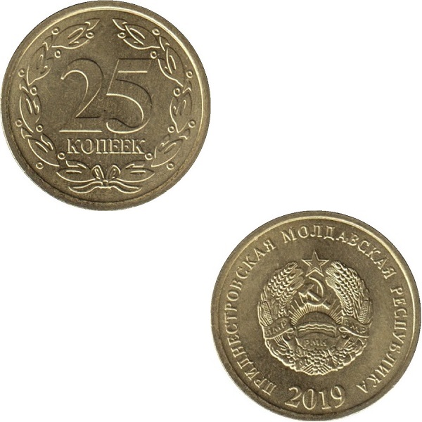 ПМР 25 Приднестровских копеек (2019) KM#