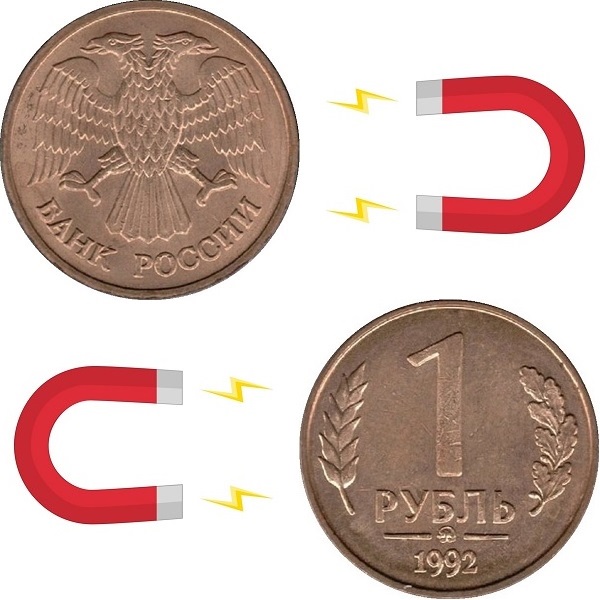 Россия 1 Российский рубль (1992_ММД) Y# Магнитная