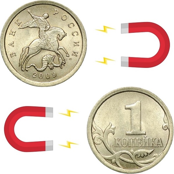 Russia 1 Russian kopek (2009_SP) Y# Magnetic