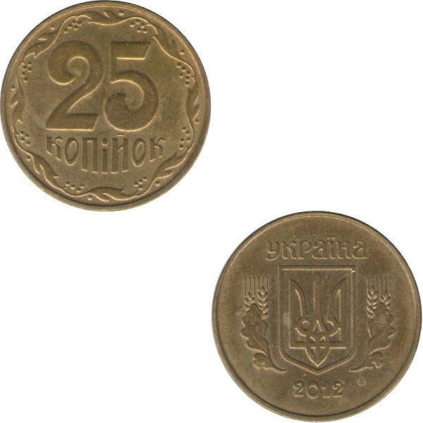 Ukraine 25(1) Ukrainian kopiyok (2012) KM#